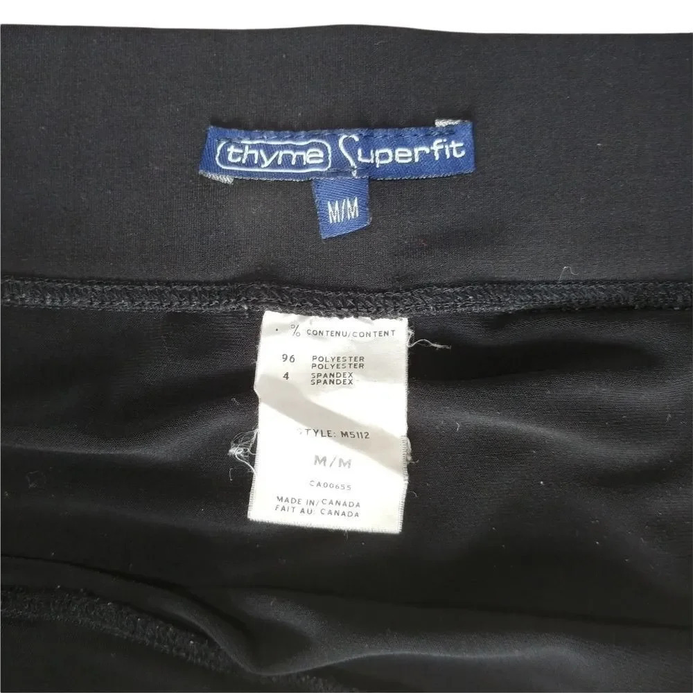 Thyme  Superfit Black Activewear Sportswear Skirt, M - Picture 3 of 3